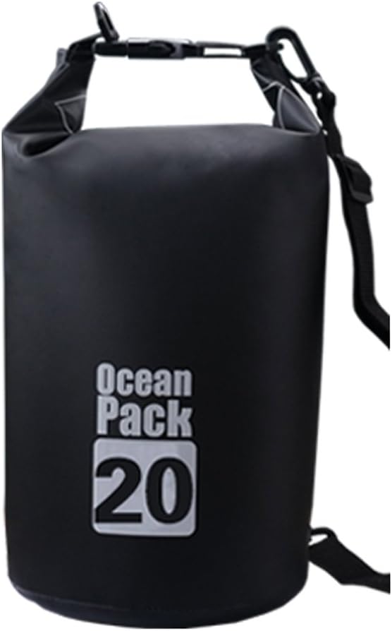 Dry Sack/Waterproof Bag for Boating, Kayaking, Hiking, Snowboarding, Camping, Rafting, Fishing and Backpacking (Light Blue, 30L), BO-BAGS-001