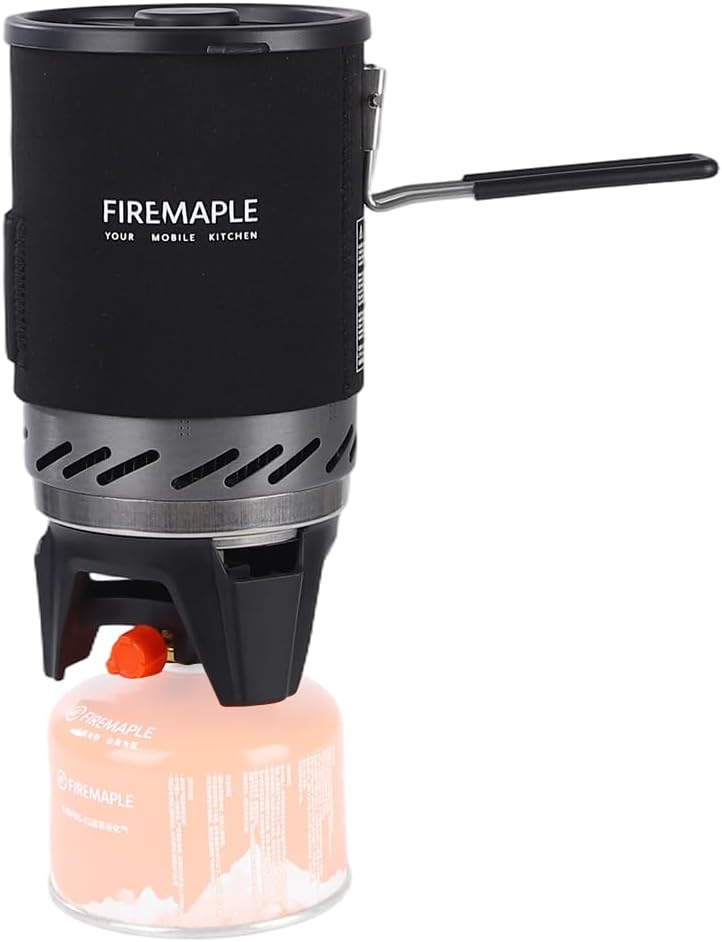 Fire-Maple Fixed Star 3 Backpacking and Camping Stove System, Black 21oz