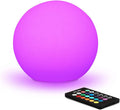 Mr.Go 6-inch RGB Color-Changing LED Globe Orb Light w/Remote Mood Lamp Ball