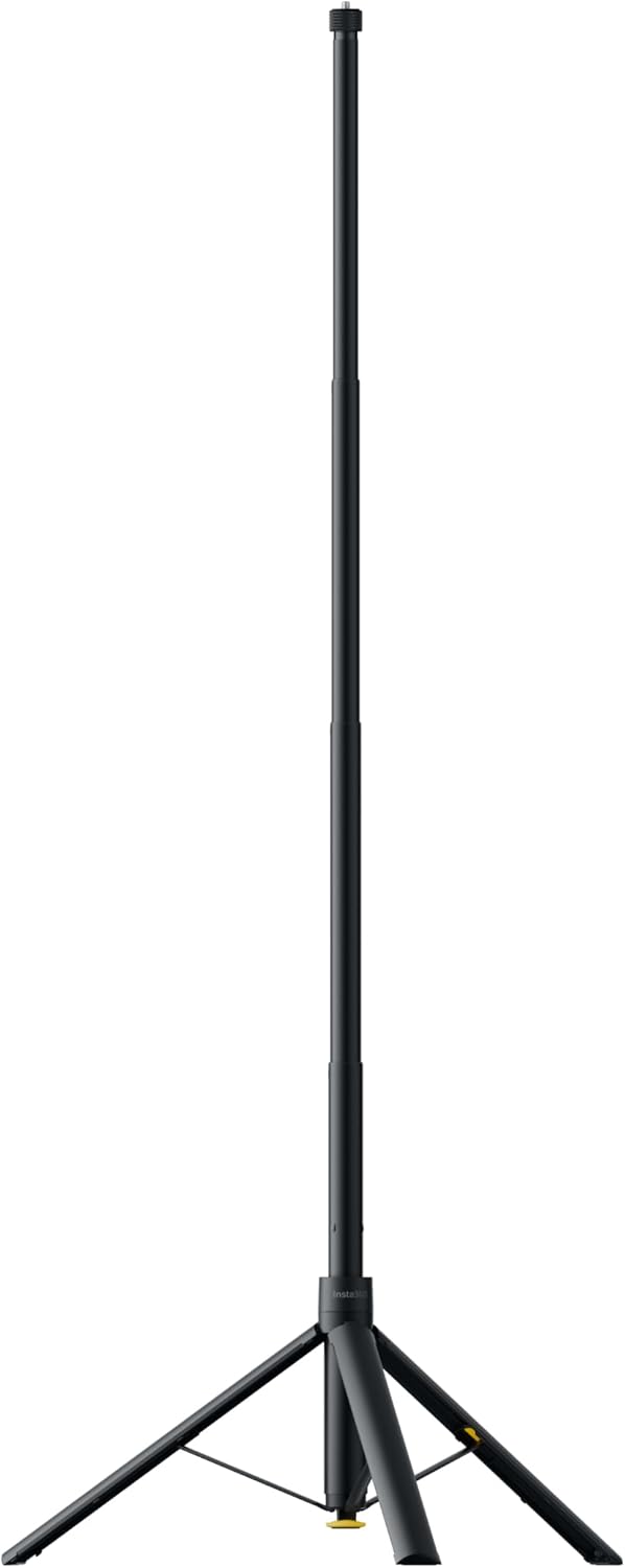 Insta360 Throwpod, 2-in-1 Tripod + Selfie Stick, Auto-Unfolding Legs, 1/4" Mount, Compatible with Ace, Ace Pro, Ace Pro 2, Flow, Flow 2 Pro, Flow 2, Flow Pro, GO 3, GO 3S, GO Ultra, ONE X2, X3, X4, X5