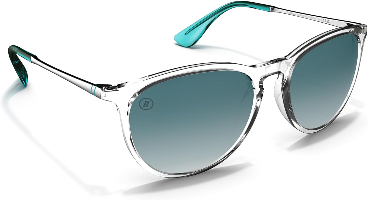 Blenders Eyewear North Park – Polarized Sunglasses – Classic Shape, Mixed Metal Frame – 100% UV Protection – For Men & Women