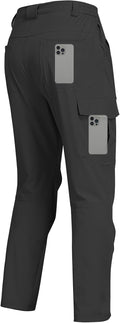 Men's Hiking Cargo Pants Water Resistant Quick Dry Lightweight Pants with 6 Pockets Tactical Work Pants