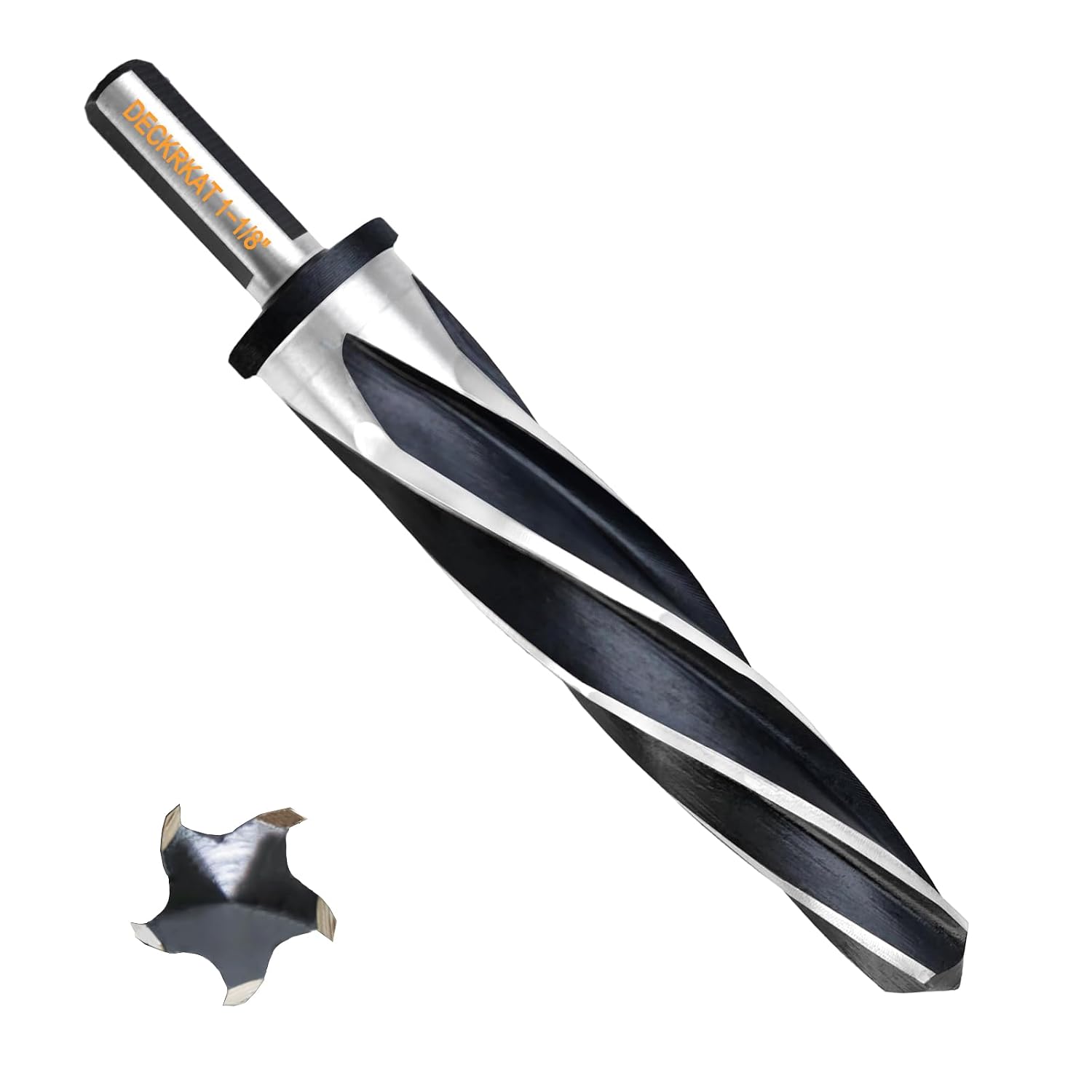 1" Reamer Drill Bit for Metal, M2 HSS Taper Reamer for Steel, Alloy, Wood, Plastic to Align, Enlarge Holes – 5-Spiral Flutes, 1/2" Non-Slip Shank, 25mm Car Reamer, Bridge Construction Reamer.