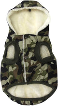 Vecomfy Warm Dog Coats with Hoodie,Winter Dog Jackets for Large Dogs