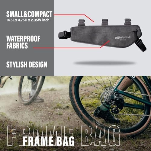 Bike Venture Frame Bag Triangle Bag (Gray)