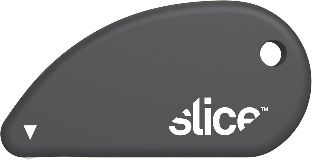 Slice Micro Safety Cutter | Safe Ceramic Box Cutter Lasting 11x Longer than Metal | Keychain Box Opener | 2 Pack | Green