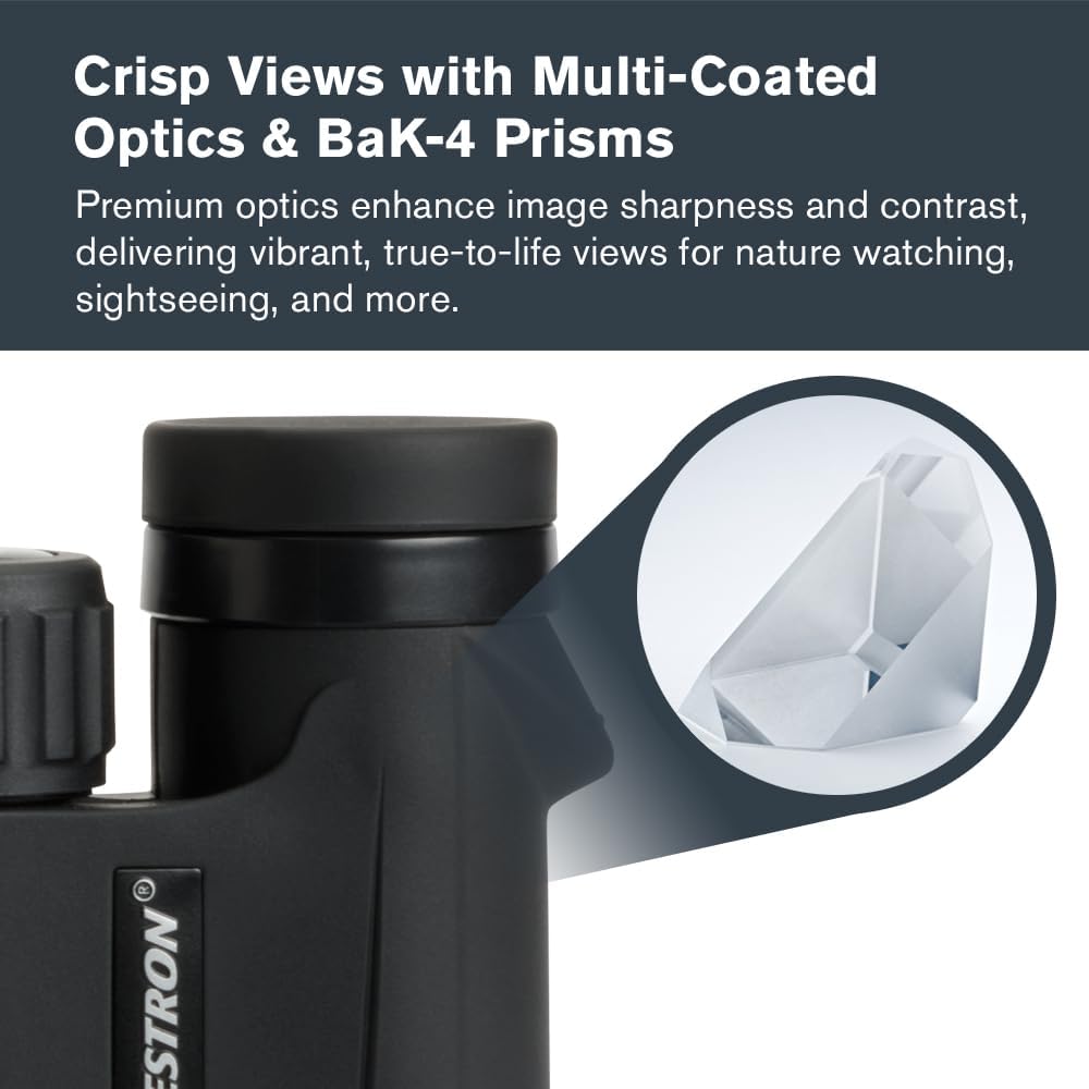 Celestron Outland X 8x25 Pocket Binoculars for Travel & Sports