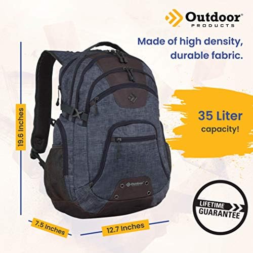 Outdoor Products Module Day Pack (Midnight Black) (Heathered Print)