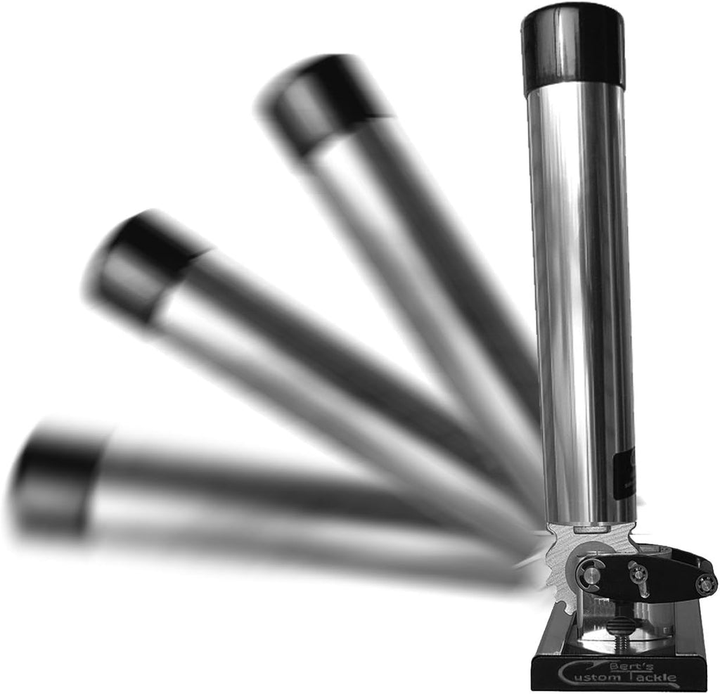Bert's Custom Tackle Adjustable Rod Holder, Made in The USA