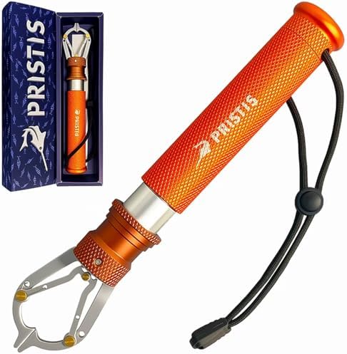 Pristis Metal Fishing Grabber, Rotating Lightweight Fish Lip Gripper