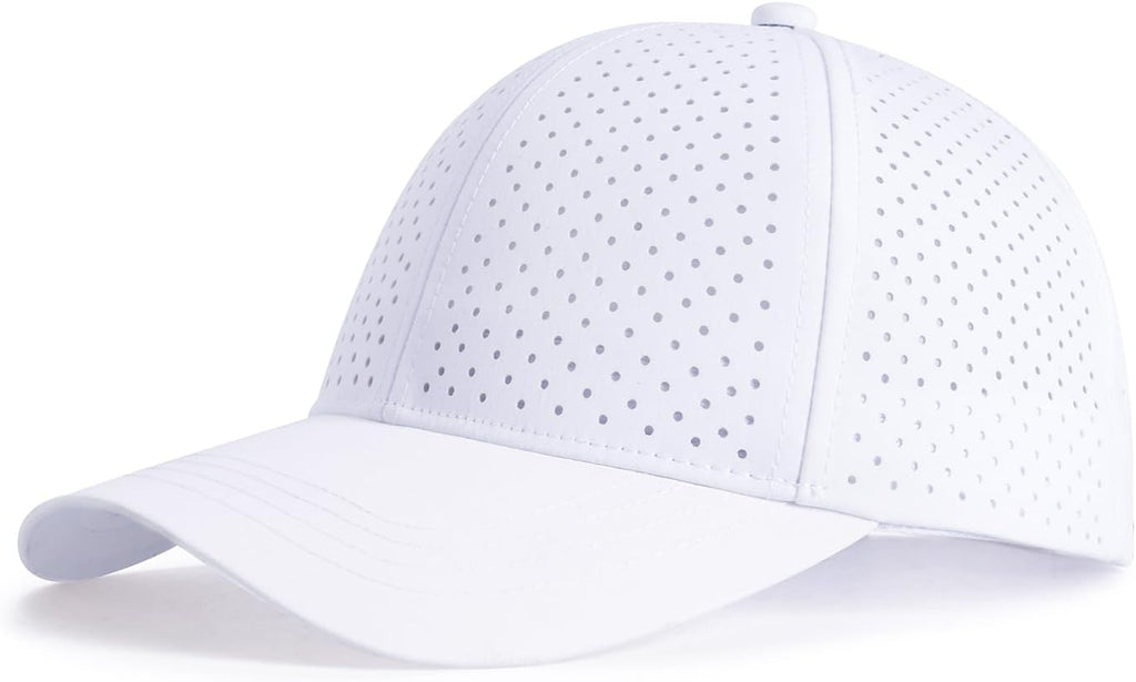 FEINION Men Laser Mesh Breathable Snapback Baseball Cap