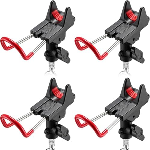Lenwen 4 Pcs Fishing Rod Holders for Ground, Fishing Pole Holders for Bank