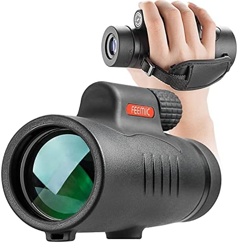 Monocular Telescope High Power 8x42 Monoculars Scope Compact Waterproof Fogproof Shockproof with Hand Strap for Adults Kids Bird Watching Hunting Camping Hiking Travling Wildlife Secenery
