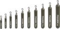 Tungsten Skinny Drop Shot Weights with Rotating Round Eye