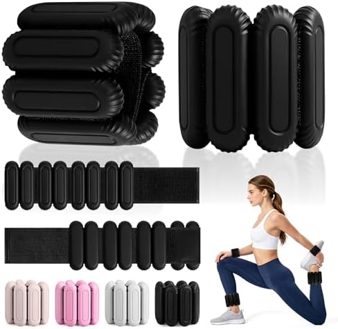 Wrist Weights for Women & Men, 2lb Silicone Wrist Ankle Weights