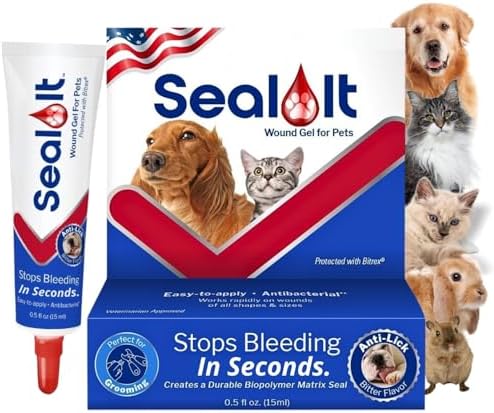 Dog Wound Care Gel for Pets, Styptic Powder Alternative