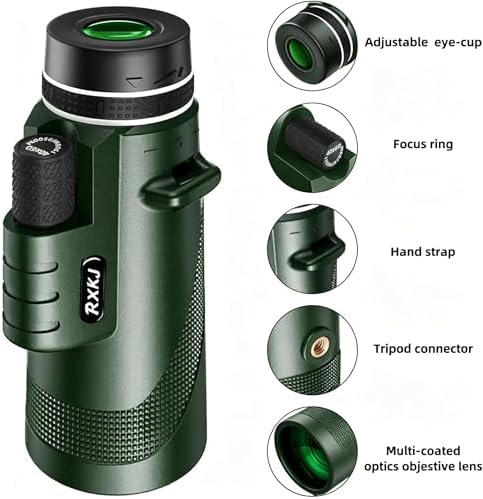Monocular Telescope, 80×100 Monoculars for Adults