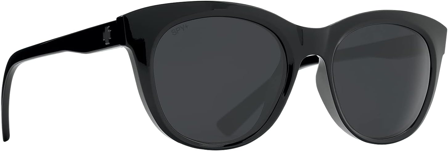 Spy Optic Boundless, Round Cat-Eye Sunglasses, Color and Contrast Enhancing Lenses