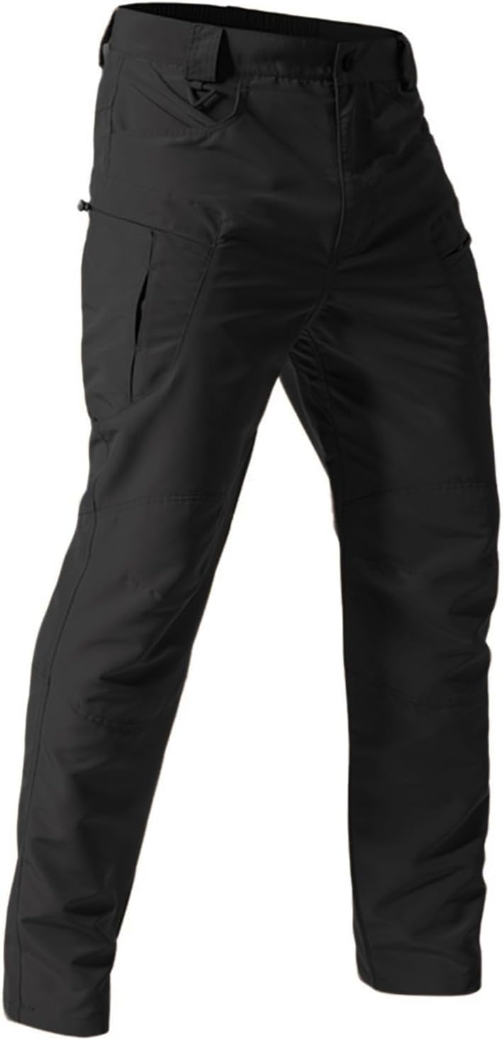 Men's Stretch Tactical Pants,Water Resistant Ripstop Cargo Pants,Lightweight Outdoor Work Hiking Pants with Pockets