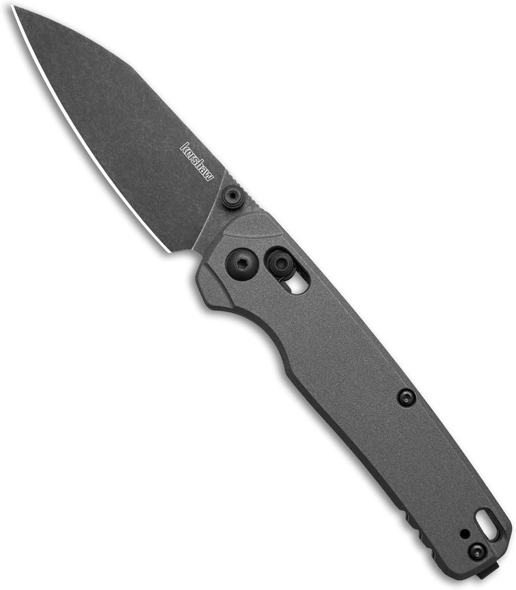 Kershaw Bel Air Pocket Knife, Made in The USA, 3.1 inch CPM MagnaCut Steel Blade, EDC Design, Duralock Locking Mechanism, Manual Folder, Pocketclip