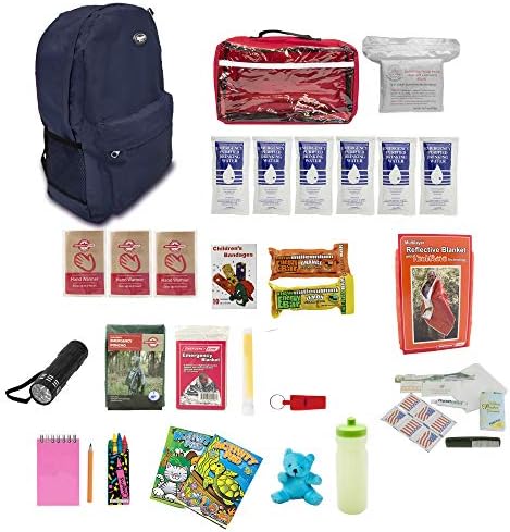 Emergency Zone - Keep-Me-Safe Children's Deluxe 72-Hr Emergency Survival Kit