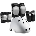 Kids Bike Helmet, Toddler Helmet for Youth Adult, Knee Pad Elbow Pad Wrist Guard Protective Gear Set for Skateboard, Bike, Skating, Cycling