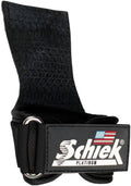 Schiek Sports Model 1907 Platinum Edition Ultimate Grips - 3 in 1 Weight Lifting Straps Wrist Wraps and Grip Pads