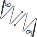 AONIJIE Trekking Poles -2 Ultralight Collapsible Carbon Fiber Hiking Poles with Anti-Shock and Quick Lock System, Folding Walking Sticks for Hiking, Camping