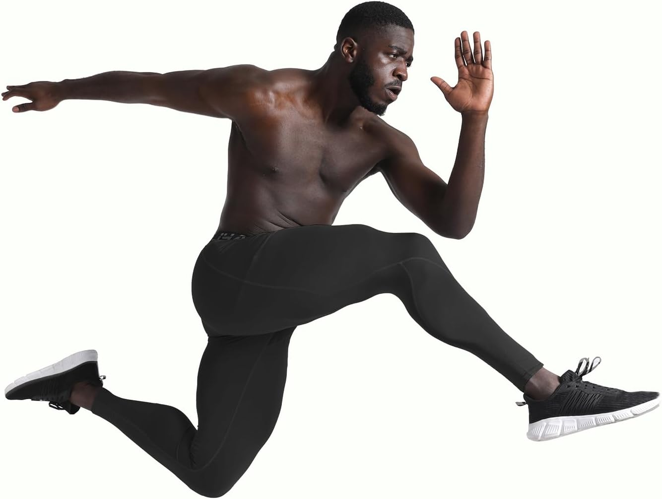 BUYJYA 3 or 5 Pack Men's Compression Pants Base Layer Tights Leggings
