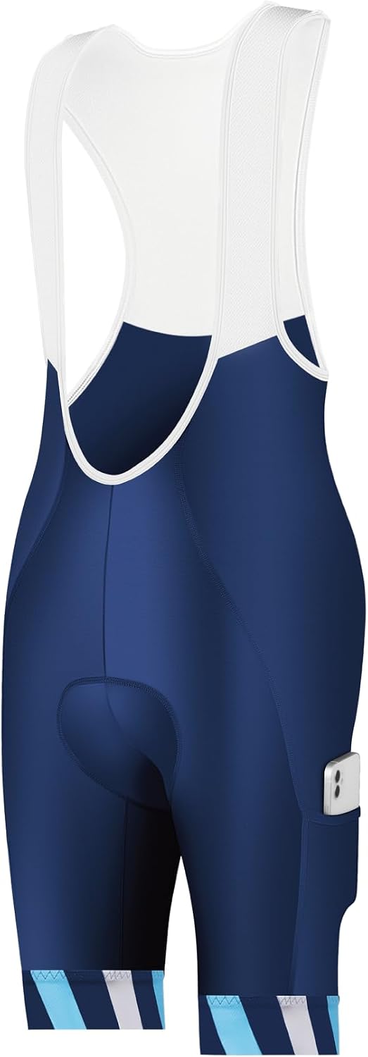 CEROTIPOLAR Men's Cycling Bib Shorts with 4D MaxCool Pad, Ergonomic Cut