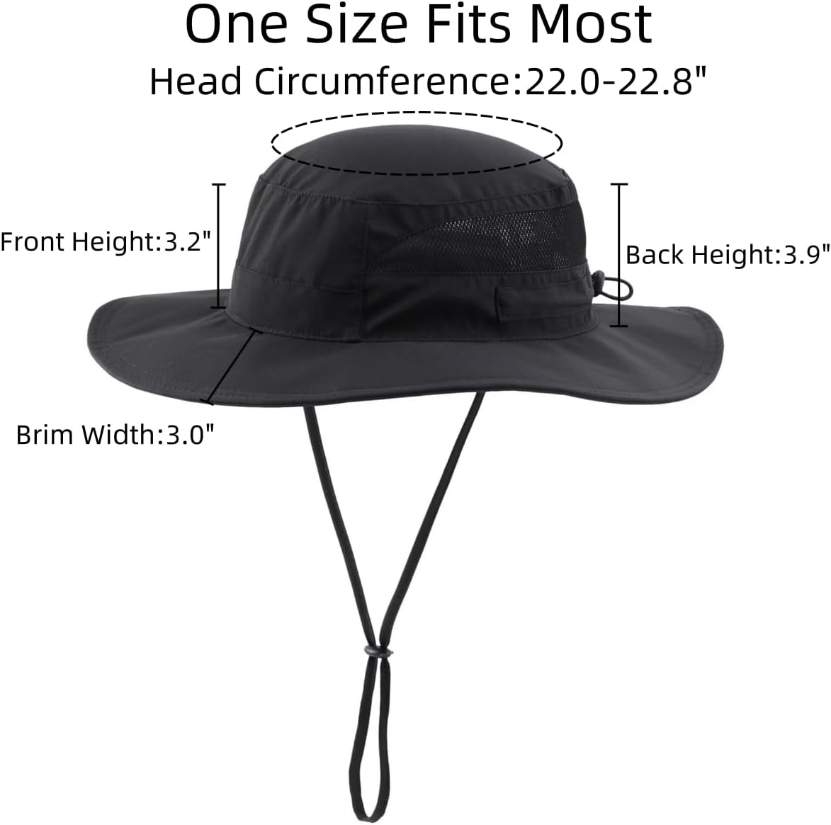 Connectyle Women's UPF 50+ Sun Hat UV Protection Wide Brim Bucket Hat Summer Beach Hats Fishing Hiking Outdoor Safari Hats