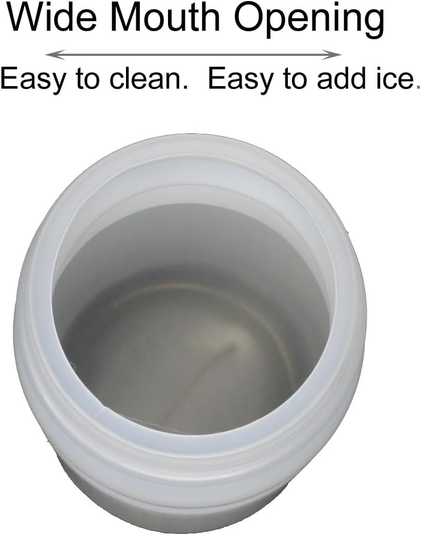 Rolling Sands Reusable Bulk Water Bottles 100 Pack - 20 Oz Sports Water Bottles, USA Made, BPA-Free, Wide Mouth for Easy Cleaning, Dishwasher Safe, Break Resistant