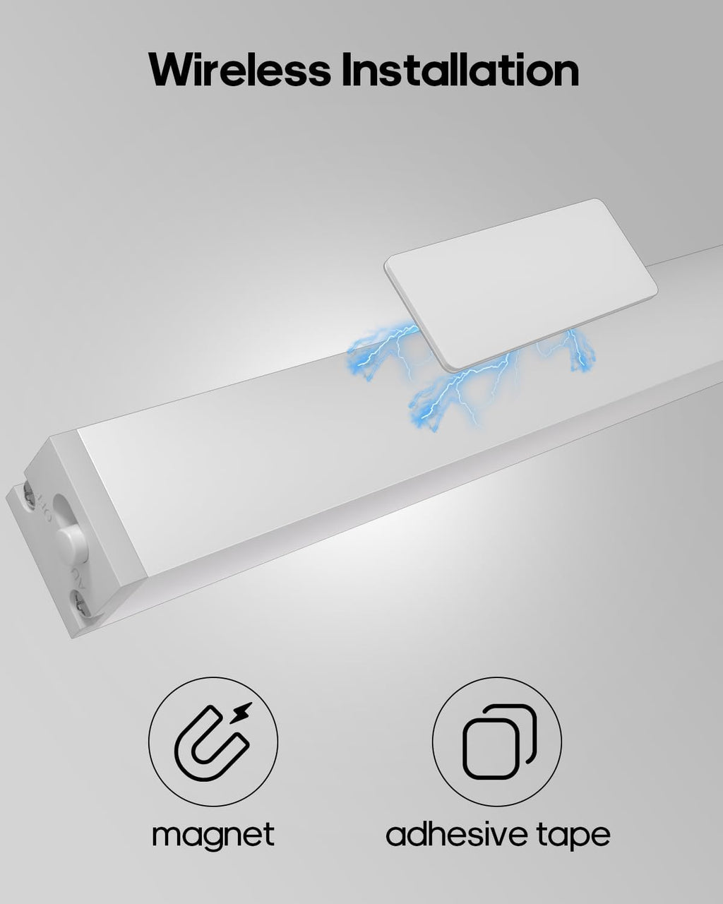 GOODEA 7" Under Cabinet Lighting with Charging Station, 6 Pack