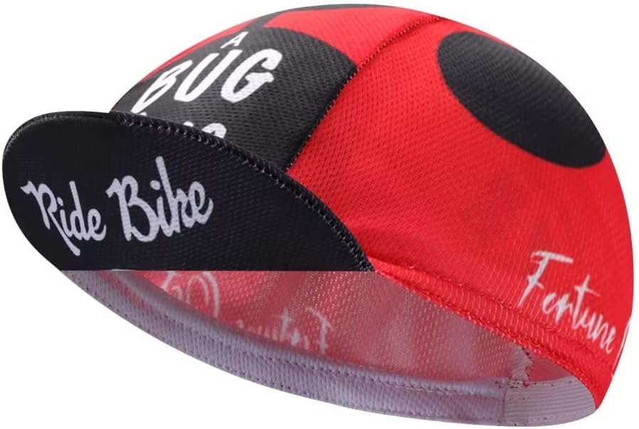 Man's Cycling Cap - Polyester Road Cycling Hat-Under Helmet - Cycling Helmet Liner Breathable&Sweat Uptake