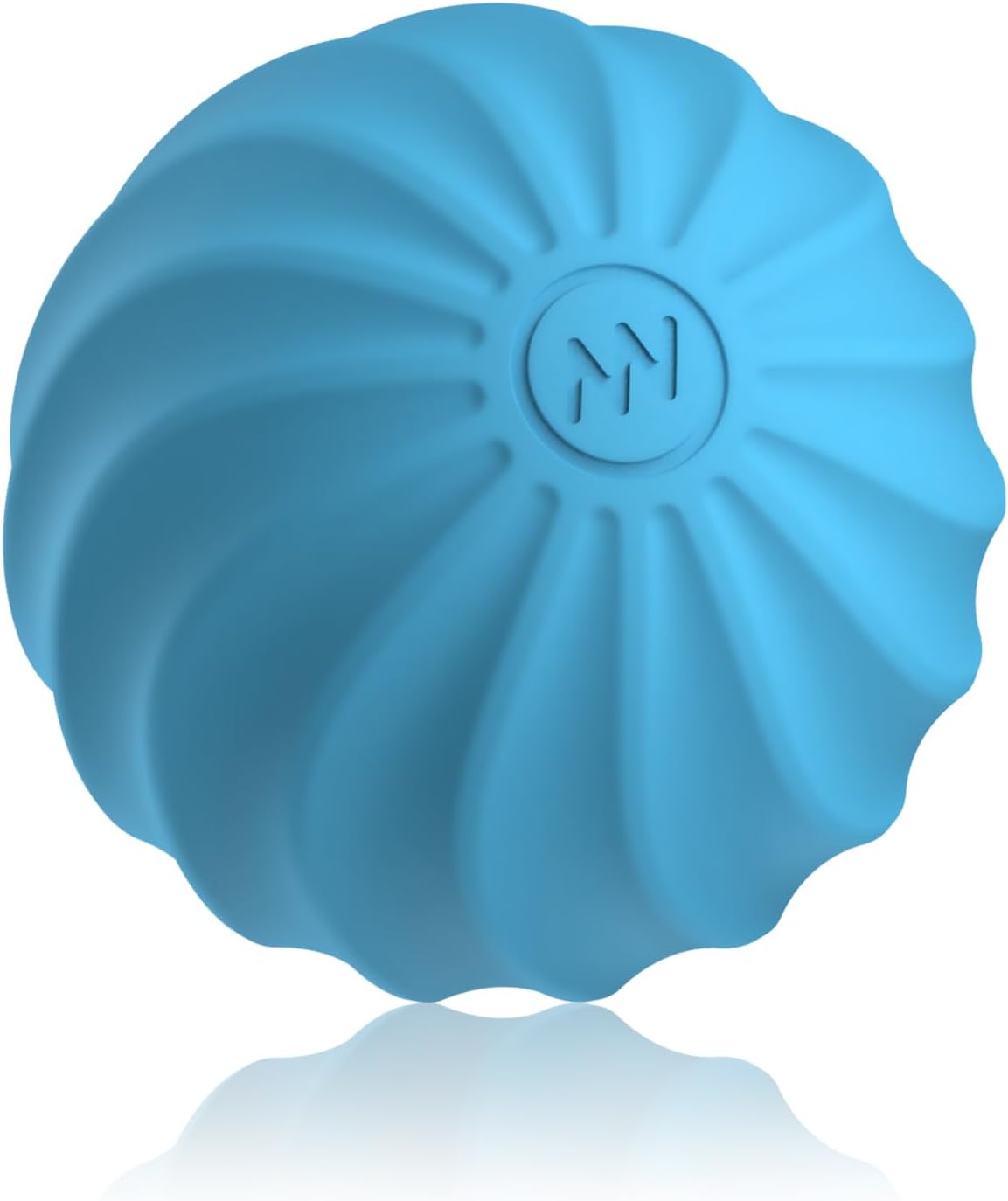2.5" Mini Massage Ball, 10 Speeds Vibrating Massage Roller Ball for Palm, Hand, Foot, Leg, Neck, Back, Trigger Point Muscle Therapy Ball for Myofascial Release, Plantar Fasciitis Relief (Purple)