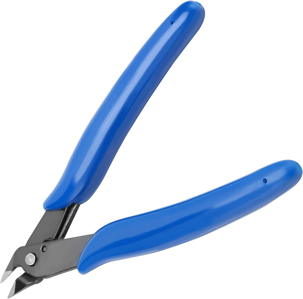 15 Pack 5 Inch Micro Wire Cutters,170 Wire Cutters with Internal Spring Small Side Flush Cut Pliers Precision Flush Cutters for Jewelry Making Professional Tools