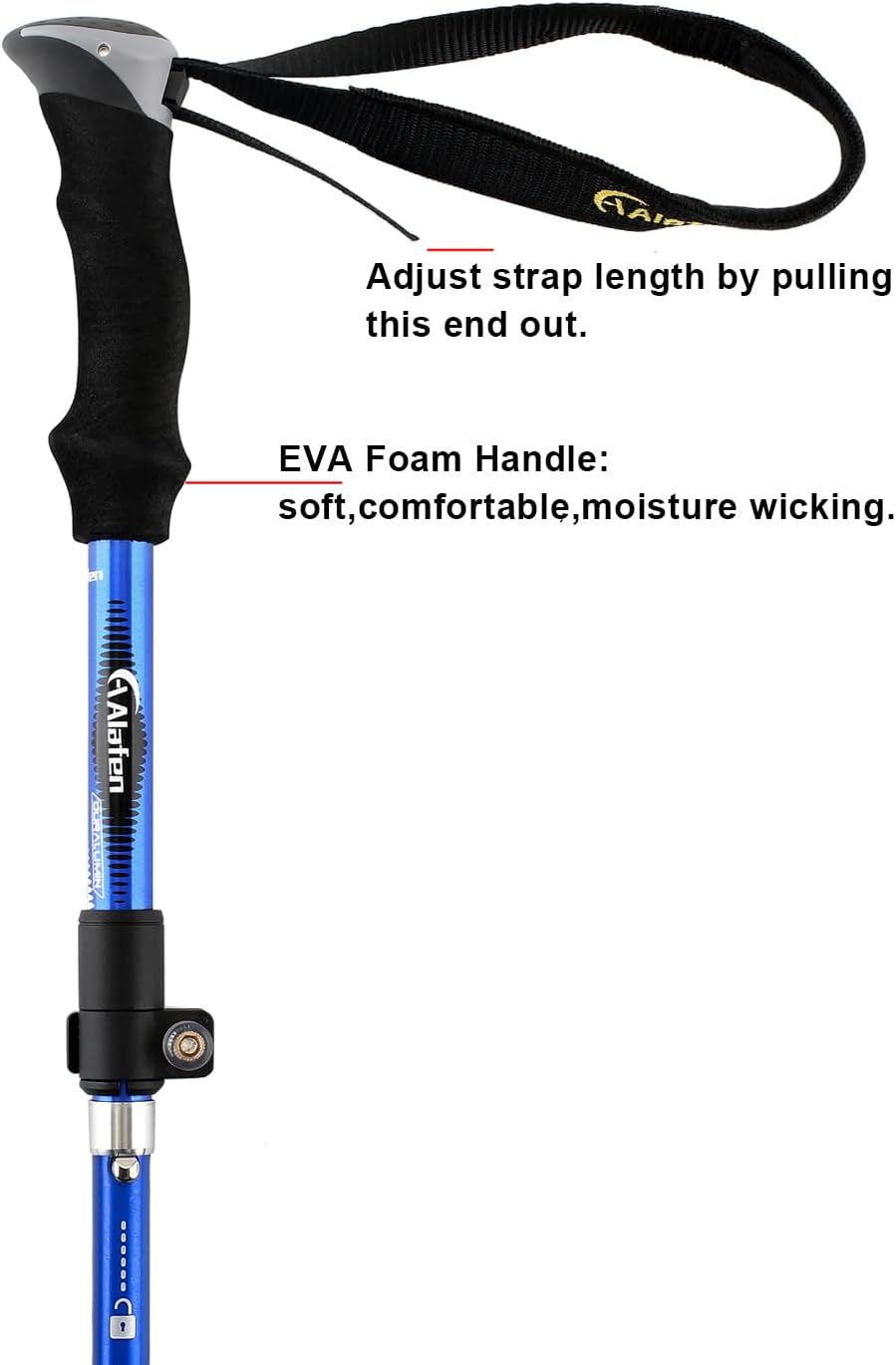 A ALAFEN 7075 Aluminum Collapsible Ultralight Trekking Pole