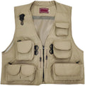 Ziker Men's Mesh Breathable Openwork Camouflage Journalist Photographer Fishing Vest Waistcoat Jacket Coat