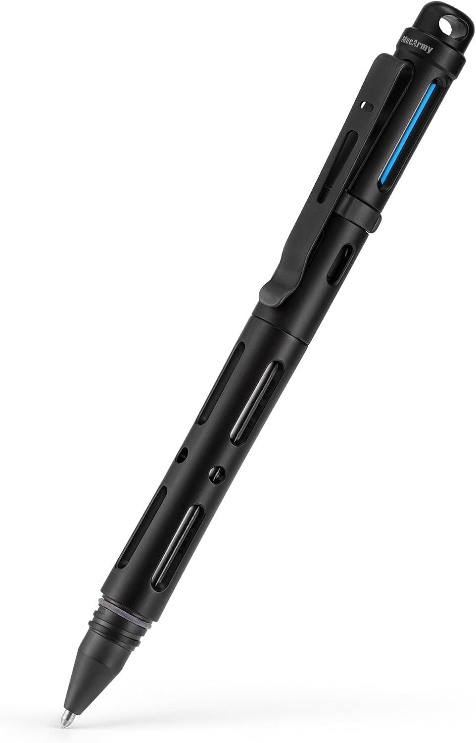 MecArmy TPX8 Mini Bolt Action Tactical Pen, Keychain Tactical Pen with 1 D Key Ring for Daily Carry, Small EDC Pen with Anti-Slip Grip Replaceable Refill for Work Travel, Ideal Gift (Copper)