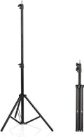 Professional Tripod Stand, Mini Projector Tripod,Adjustable Height Light Stand for Ring Light/Webcam/Mini Projector/Phone, Portable Light Duty Support (Black,22"-63")