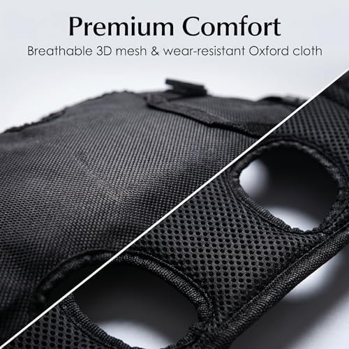 2 in 1 Dog Lift Harness Backpack Carrier, Full Body Support Sling for Senior Injured Disabled Dogs, Adjustable Pet Mobility Aid for Post Surgery Recovery Travel Hiking Car Rides, XL