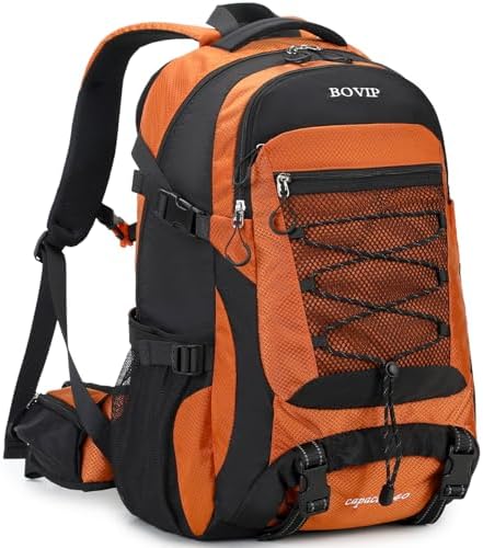BOVIP 40L Hiking Backpack Waterproof Lightweight Daypack Travel Sports Camping Backpack for Men Women
