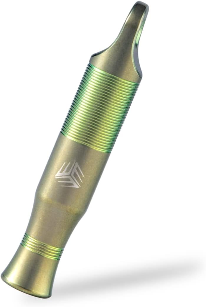 WeKnife Titanium Emergency Whistle Survival Loud, with Paracord