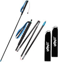 Ultralight Carbon Fiber Trekking Poles 2-Pack,Z-Pole Design Trail Running,Foldable Pair Fixed Length, Ultra Lightweight High-Density for Hiking, Running & Walking