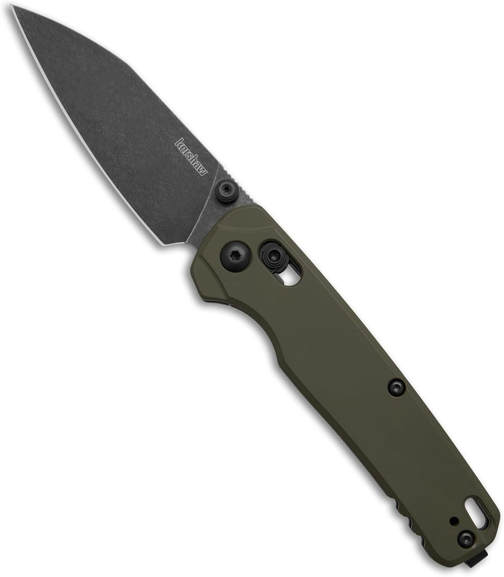 Kershaw Bel Air Pocket Knife, Made in The USA, 3.1 inch CPM MagnaCut Steel Blade, EDC Design, Duralock Locking Mechanism, Manual Folder, Pocketclip