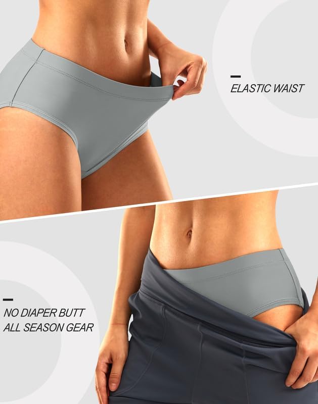 Bikewa Women's 4D Padded Bike Underwear Cycling Bicycle Shorts Biking Riding Briefs Biker Cycle Undershorts for Women