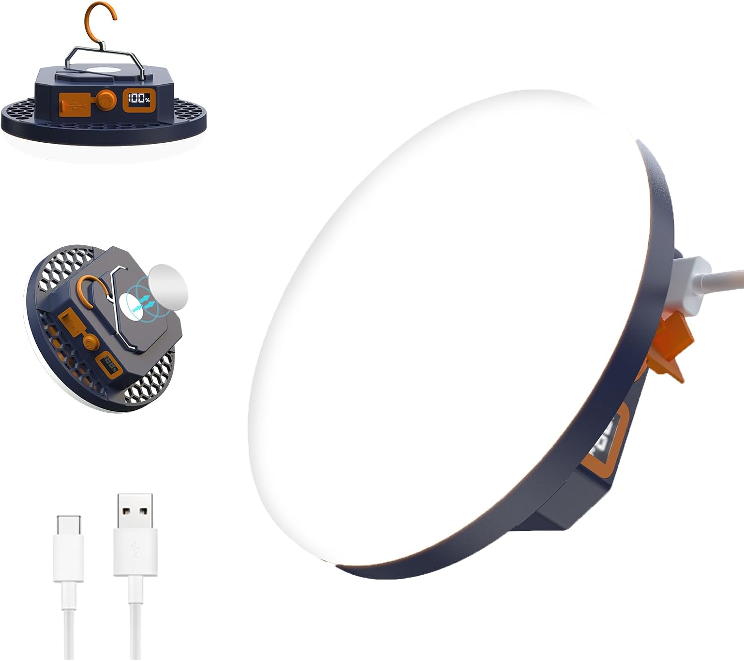 4000LM Flashlight Portable LED Camping Lantern Light