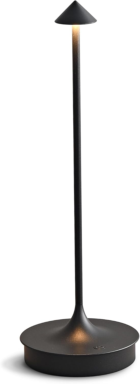 Cordless Table Lamps Rechargeable, Black-1PC