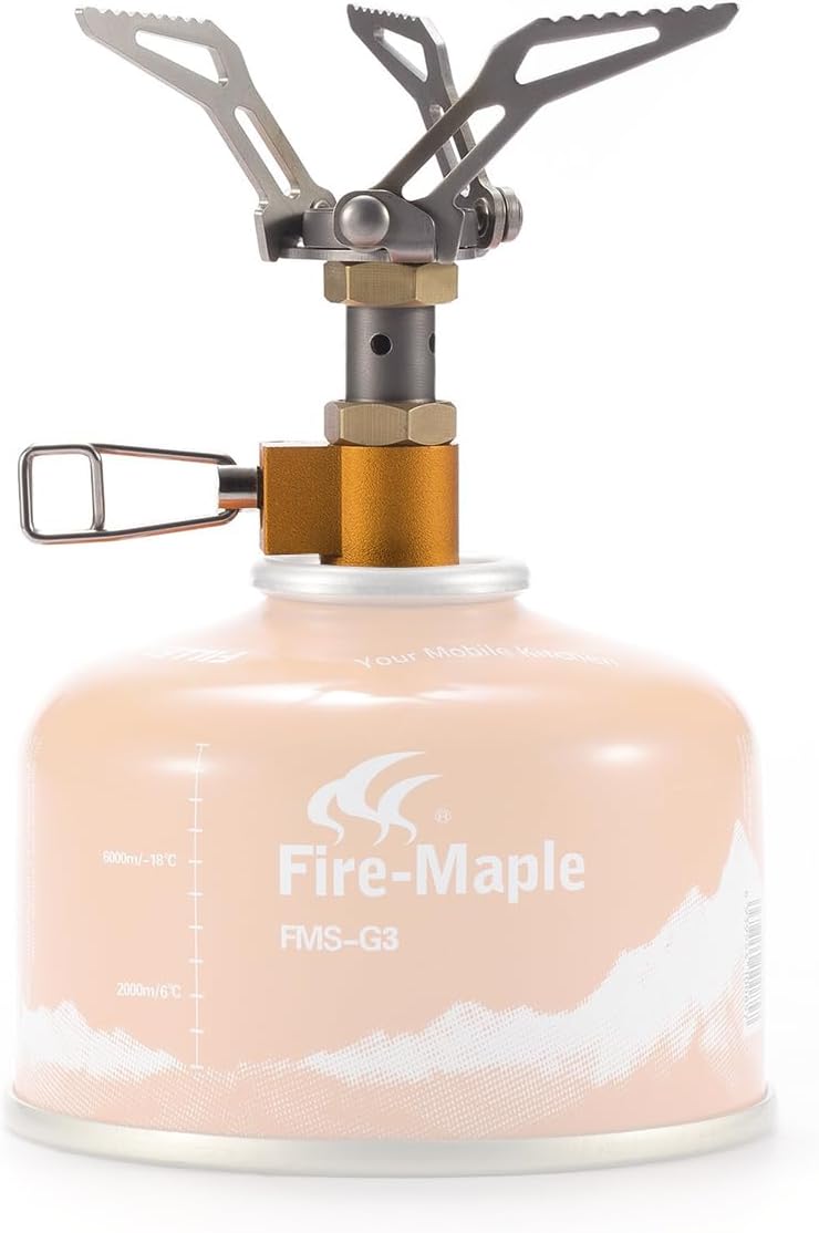 Fire-Maple FMS-300T Portable Camping Stove Ultra Light Titanium Gas Stove