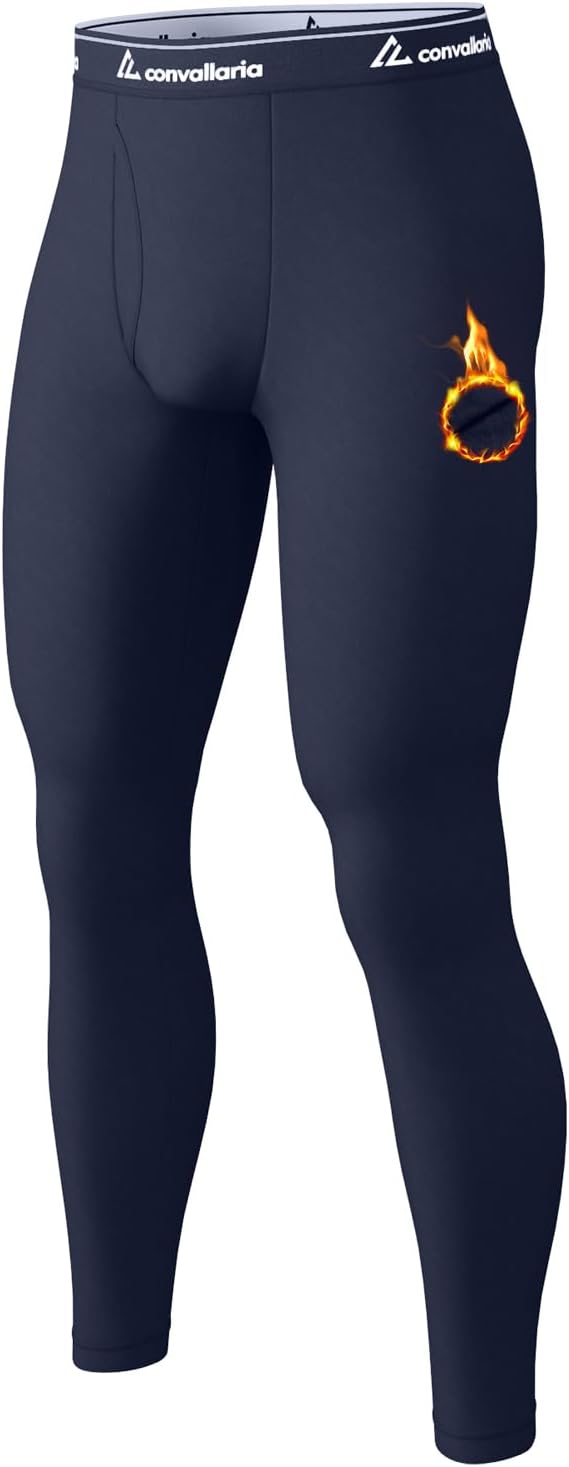 Men's Thermal Pants Long Johns Bottom Athletic Base Layer